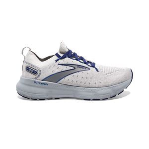 Brooks Glycerin StealthFit 20 Road Running Shoes - Mens, Grey/Blue | IE-CZH286107